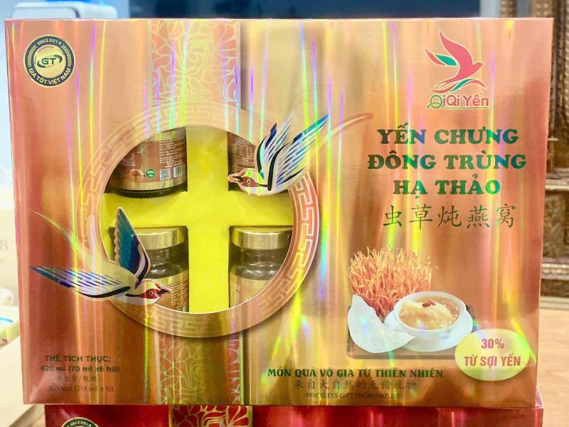 Set 6 hũ Yến sâm đông trùng hạ thảo